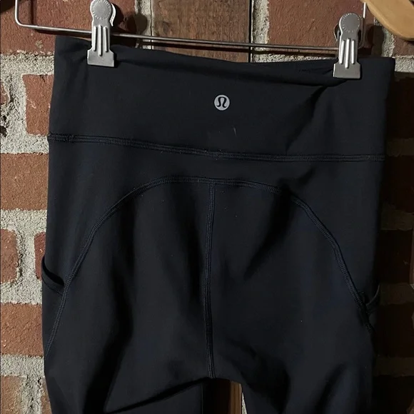 lululemon athletica Black Leggings with pockets, no tag - Picture 1 of 6